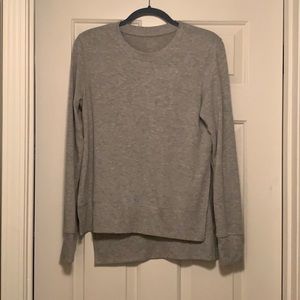 Alo long sleeve grey shirt